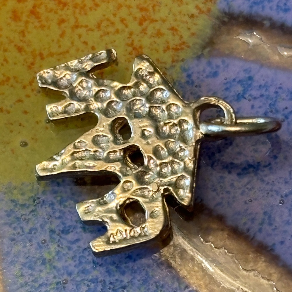 Solid 14k Gold RN Registered Nurse Charm Pendant - Picture 4 of 4